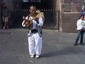Musikant in Quito Viejo